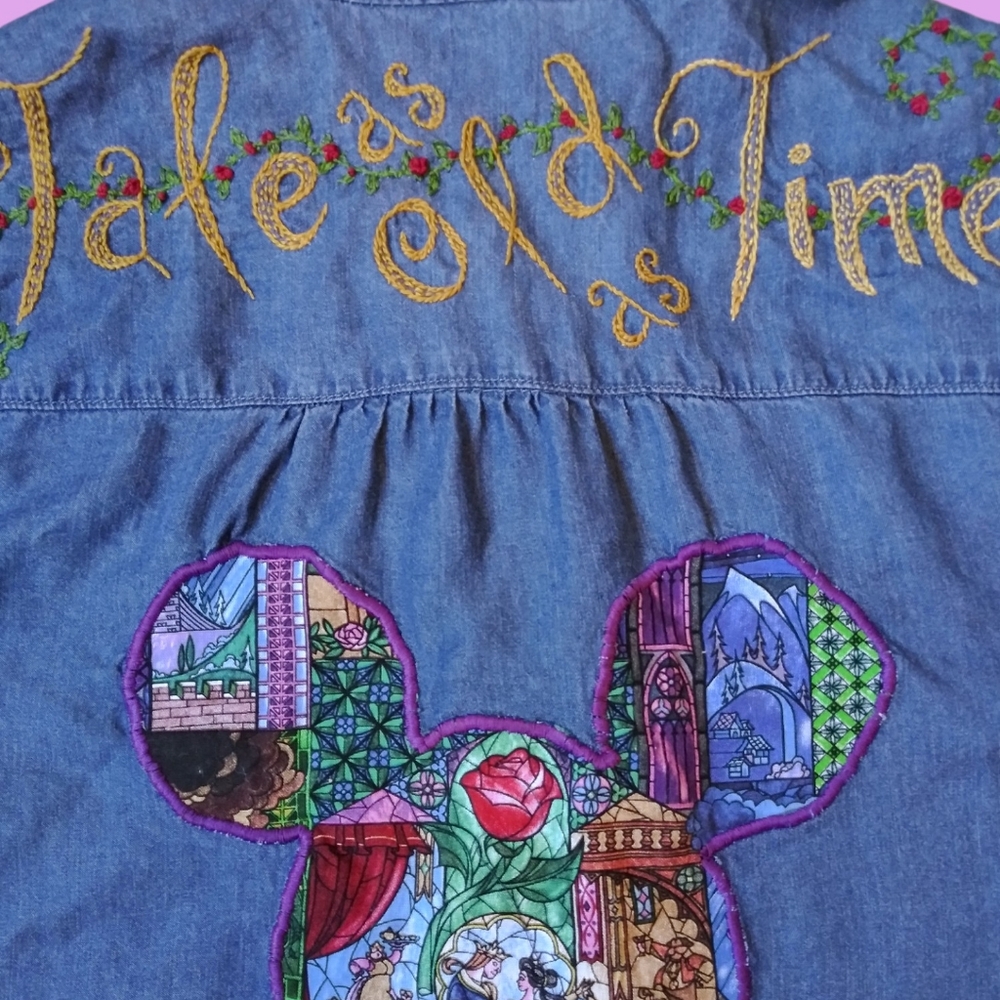 Disney Beauty & the Beast denim dress (size small 4-6) from small shop